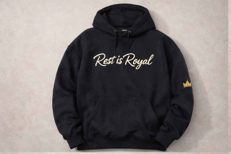 Rest Is Royal Puff Hoodie