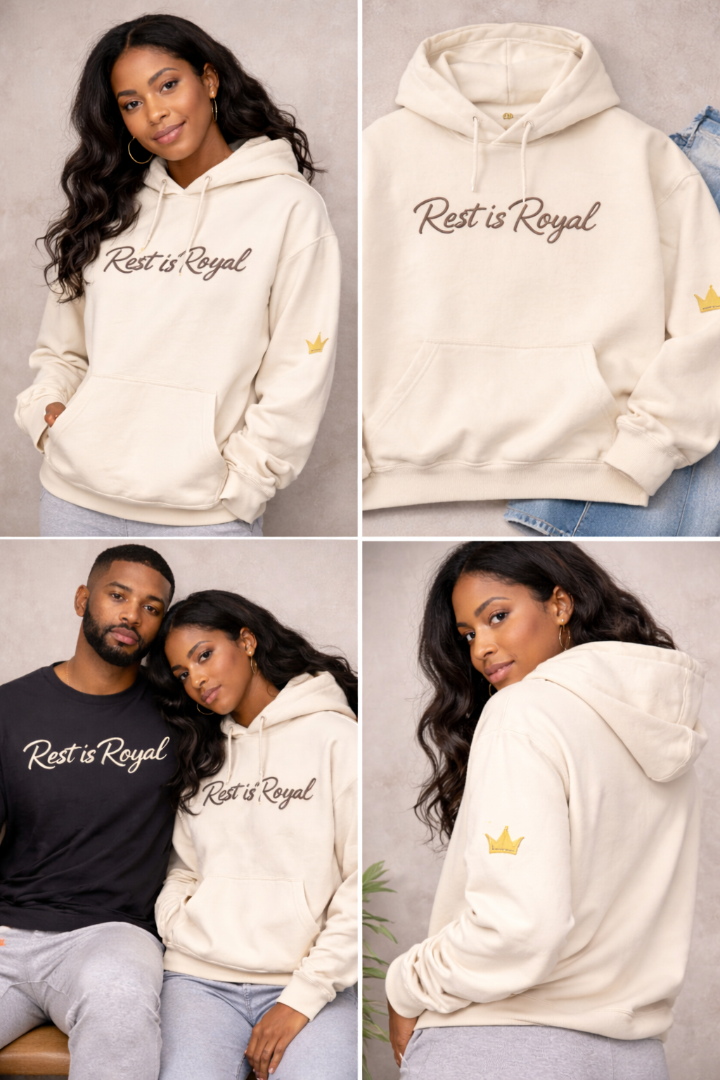 Rest Is Royal Puff Hoodie